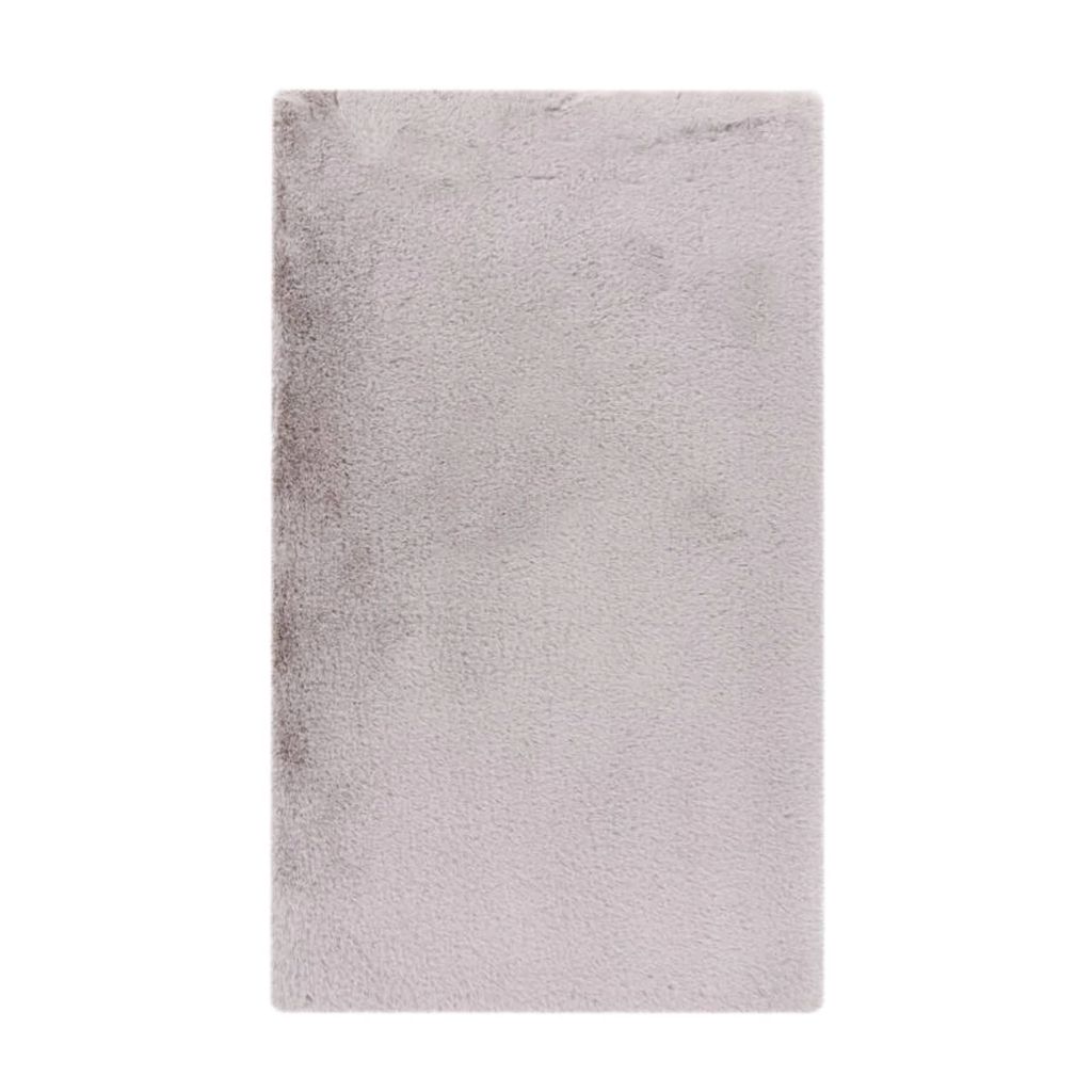 Fürdőszobaszőnyeg, ezüst, poliészter, 50x90 cm - CRYSTARA - Butopêa akciós termékkép 1